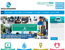 Tablet Screenshot of aguakan.com